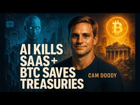 AI Kills SaaS, Bitcoin Saves Treasuries: The Next Playbook for Founders