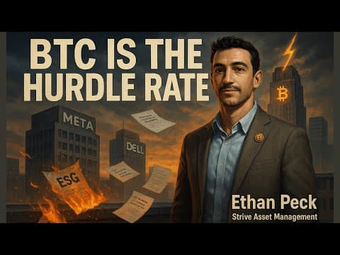 Bitcoin Is the New Hurdle Rate: Corporate Treasuries Are Waking Up