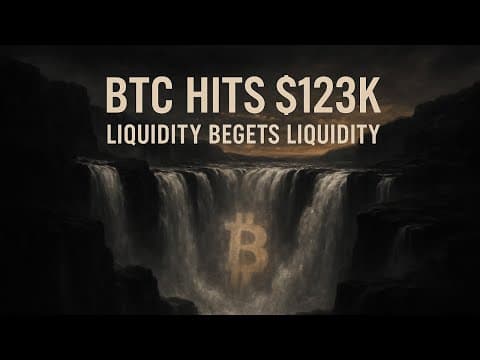 Liquidity Begets Liquidity: $123K Bitcoin and the Incoming Supply Shock