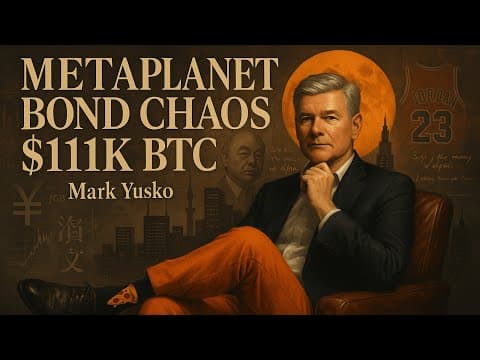MetaPlanet, Bond Chaos, and Bitcoin’s Ascent with Mark Yusko